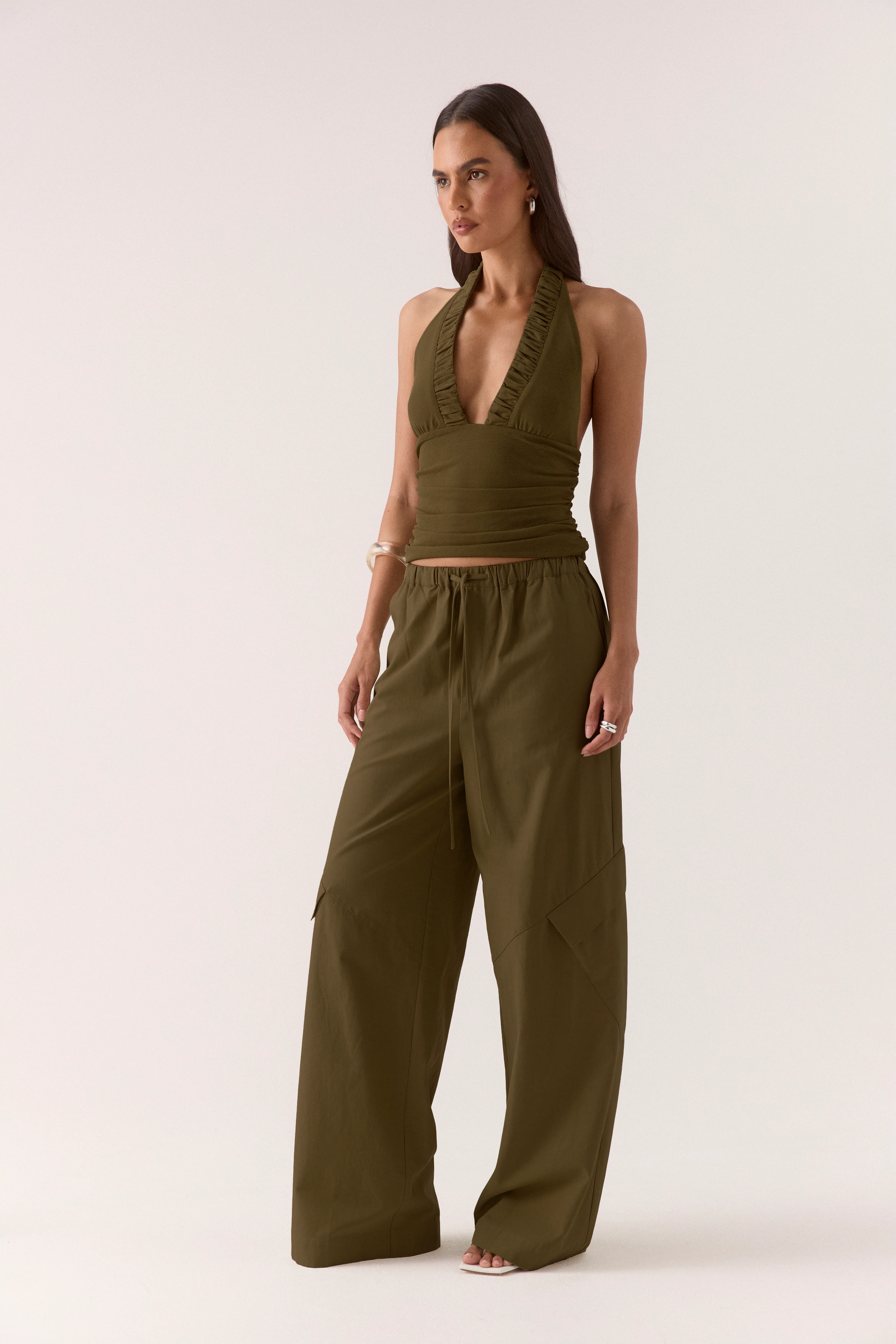 ALORA TOP - OLIVE - Image 3