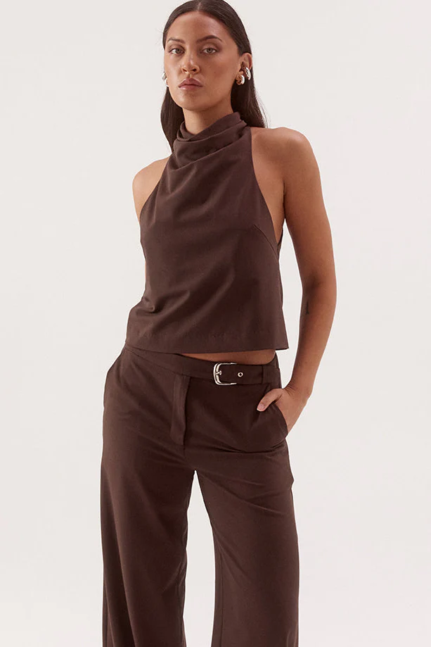AMOREY TOP - ESPRESSO - Image 2