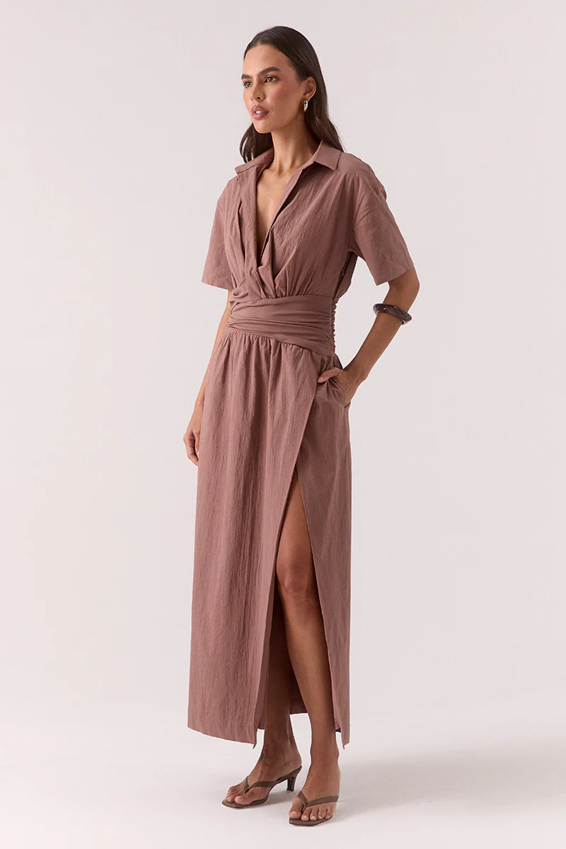 ATLAS DRESS - MOCHA - Image 2