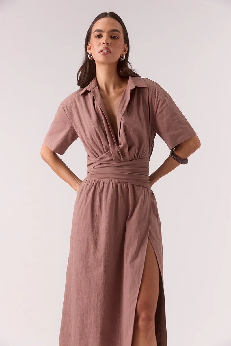 ATLAS DRESS - MOCHA - Image 4
