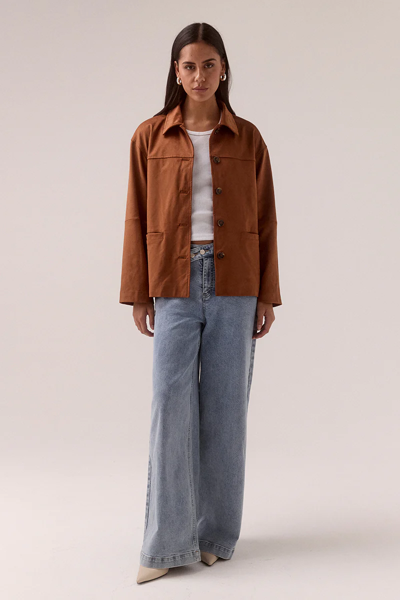 AVERY JACKET - TOFFEE
