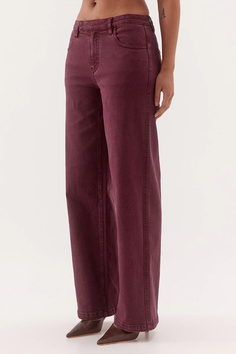 BLAINE DENIM JEANS - VINO - Image 3
