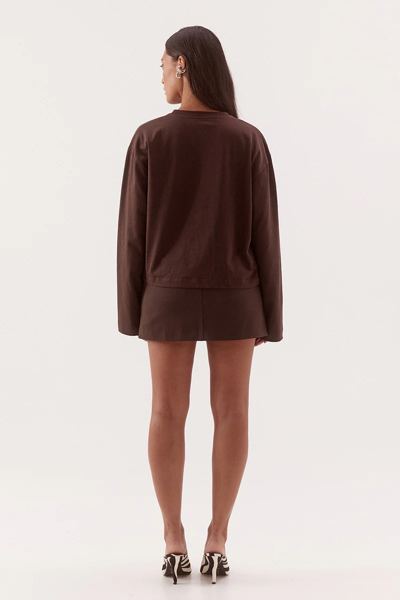 IZEL LONGSLEEVE - ESPRESSO - Image 4