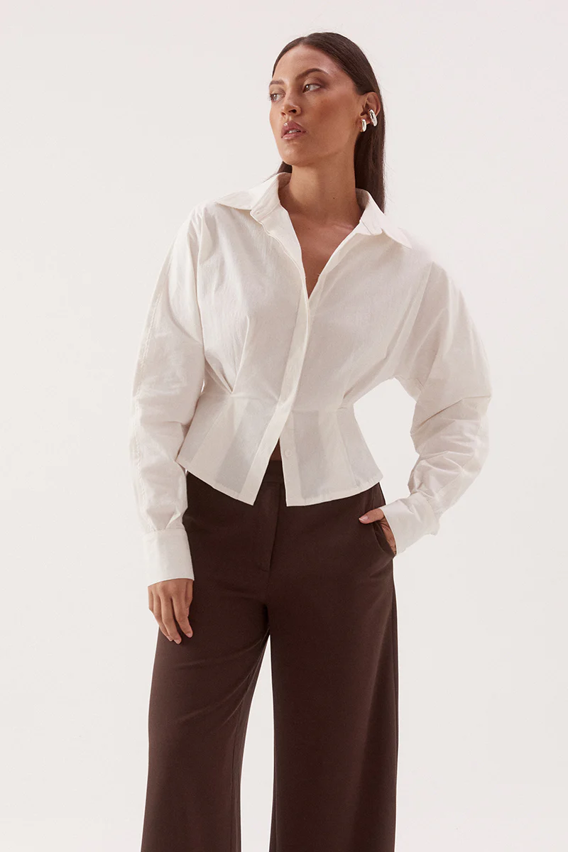 MARLOWE SHIRT - CHALK - Image 2
