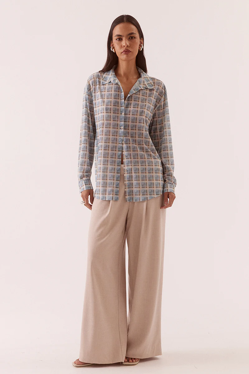 NOVALYN PLAID SHIRT - CHECK