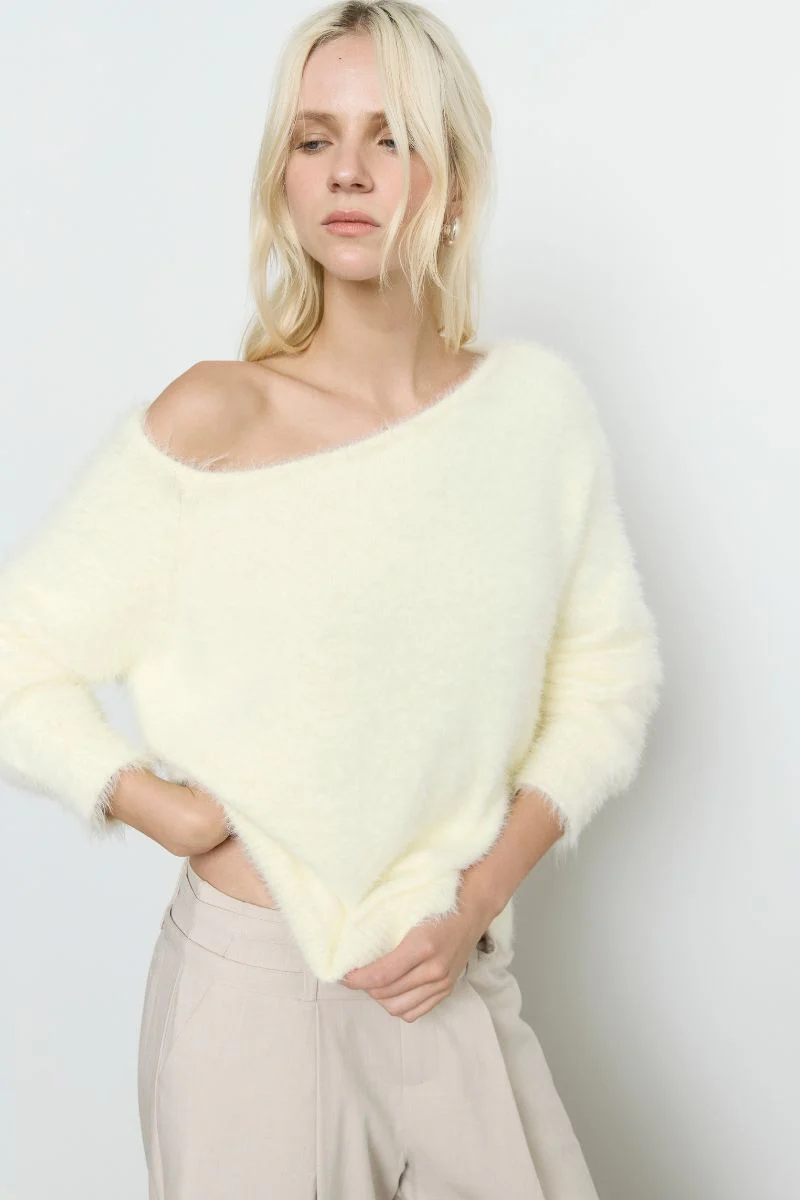 SABADO SWEATER - SOFT YELLOW - Image 2