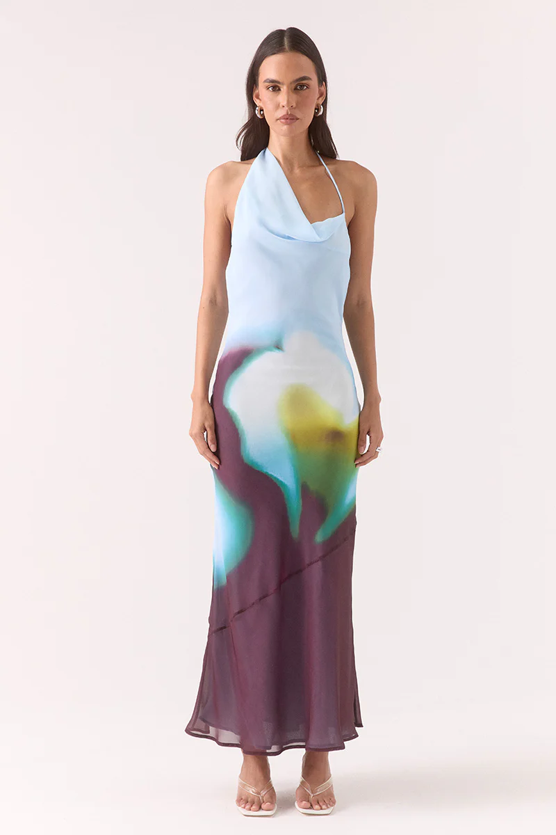 ZINNIA DRESS - AZURE